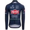 Cykeltrøje Langærmet 2022 Alpecin-Fenix Blå